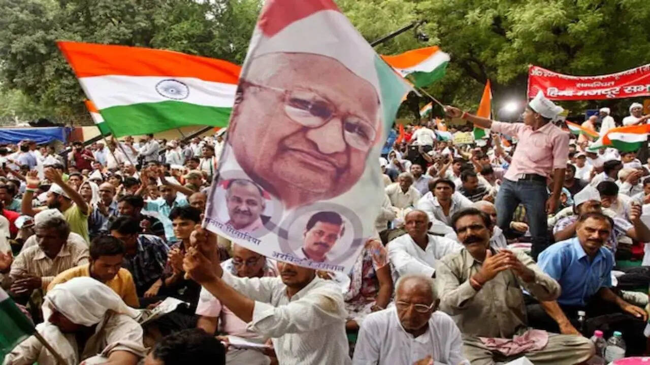 ​2011 : भ्रष्टाचार के खिलाफ अन्ना का दिल्ली में बड़ा आंदोलन