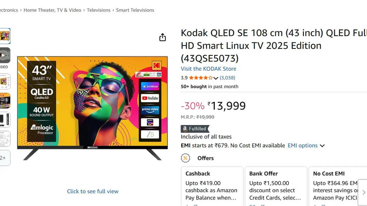Kodak QLED SE 108 cm (43 inch)