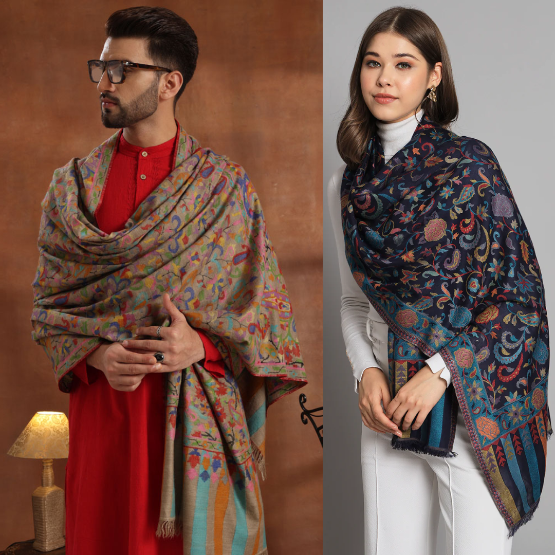 Winter Shawl Designs: 300 का सादा सूट दिखेगा लखटकिया, दुपट्टा छोड़ ...