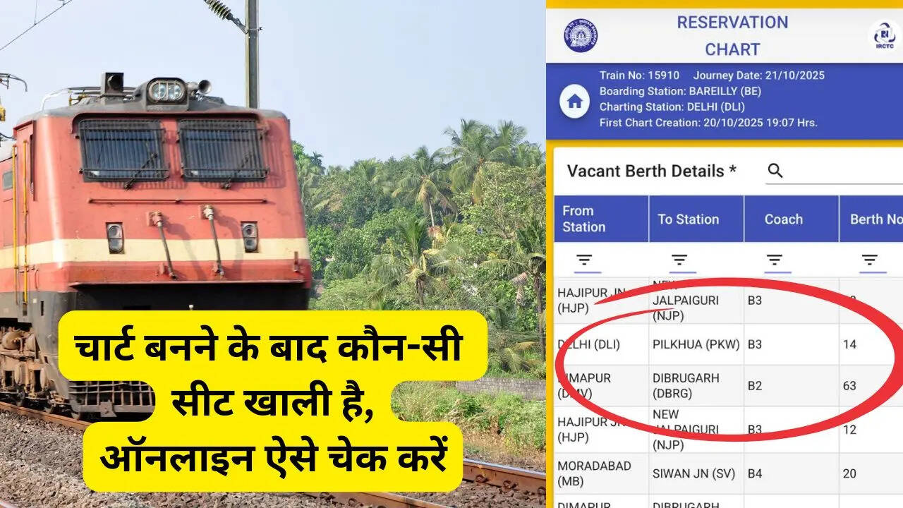 चार्ट बनने के बाद भी सीट मिलने का तरीका