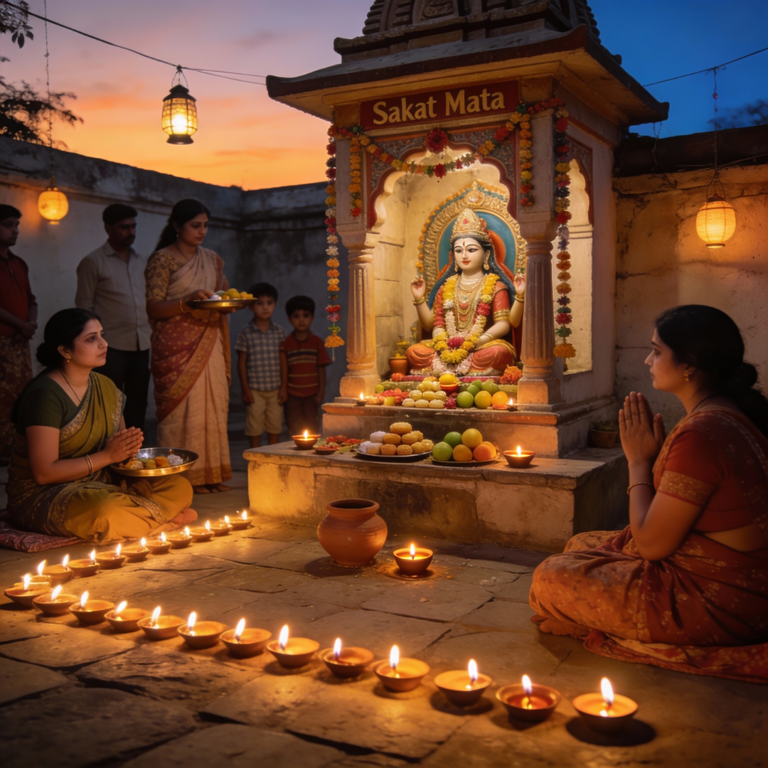 स्थानीय और प्राचीन सकट माता मंदिर