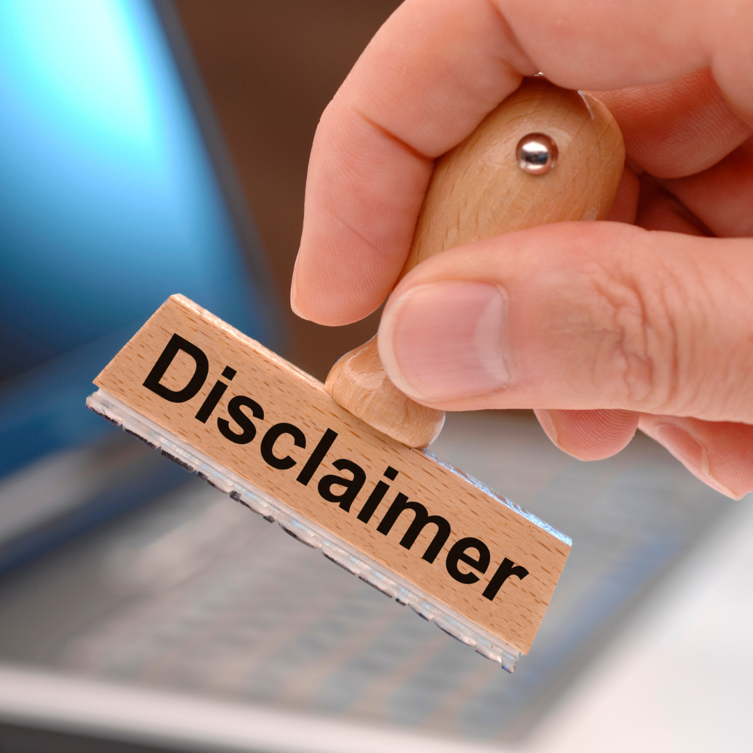 डिस्क्लेमर