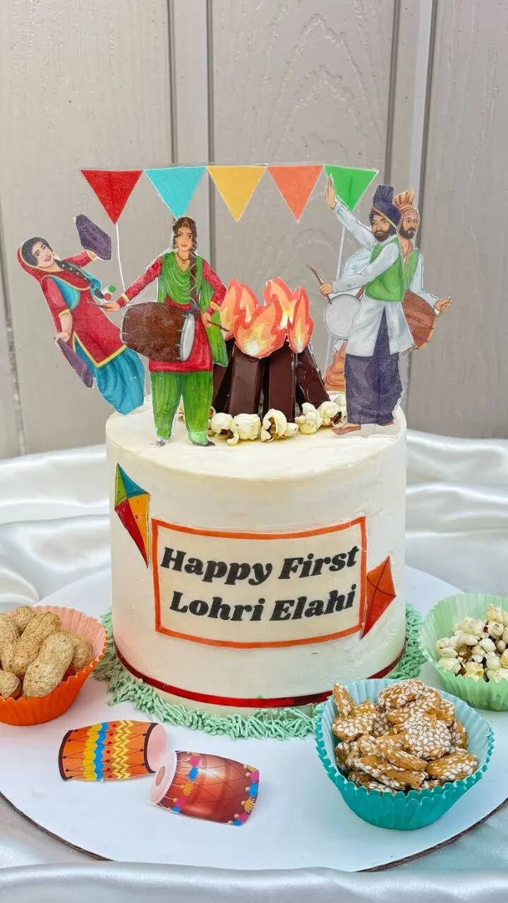 इस केक के साथ लोहड़ी की धूमधाम और बढ़ जाएगी। 