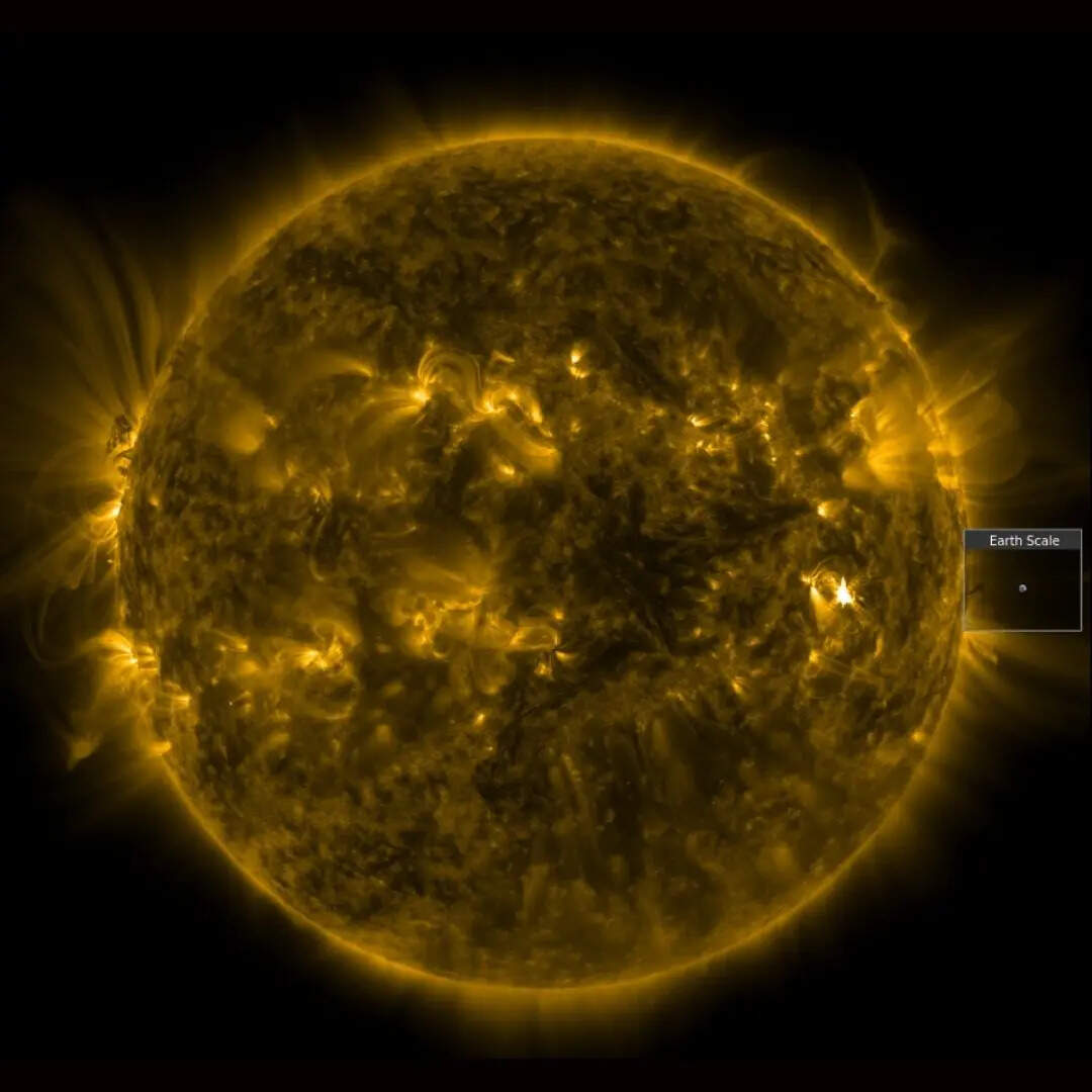 सूर्य का सबसे सक्रिय क्षेत्र