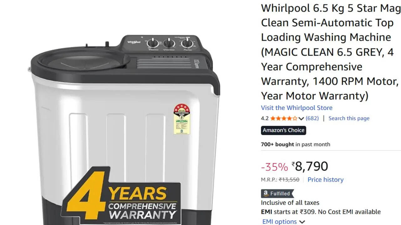 Whirlpool 6.5Kg