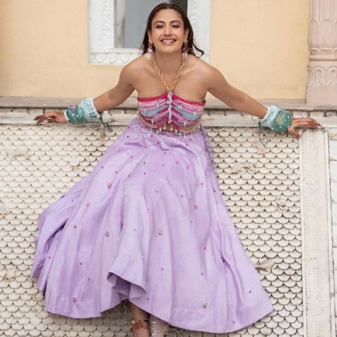 पर्पल लहंगा