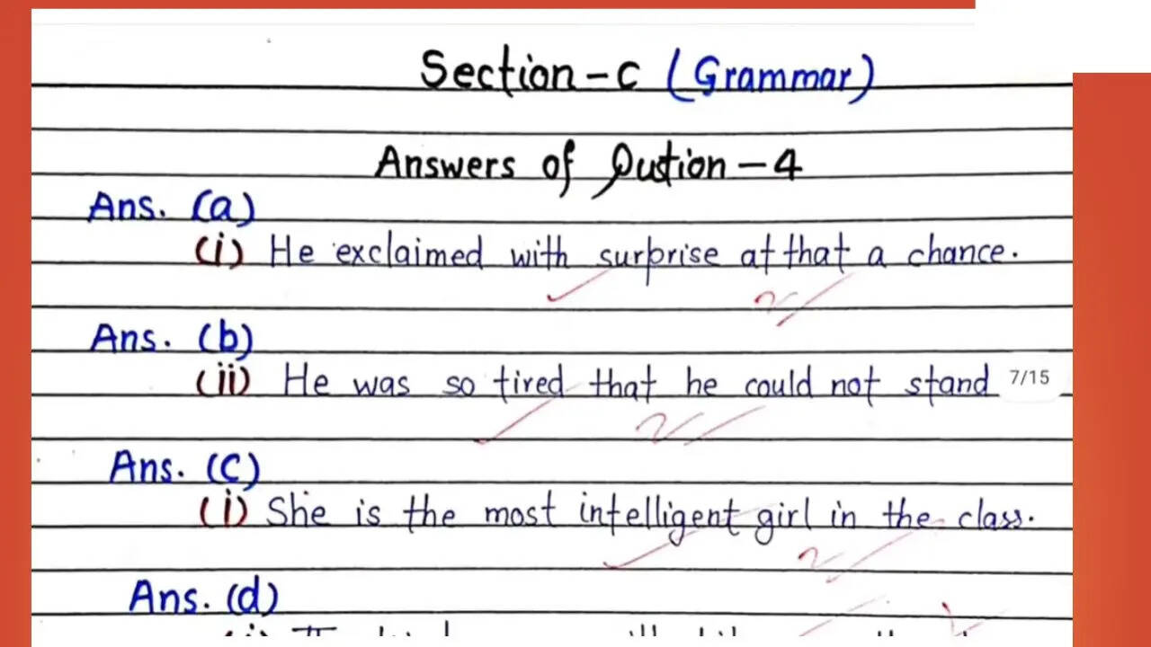 Very Short Answer