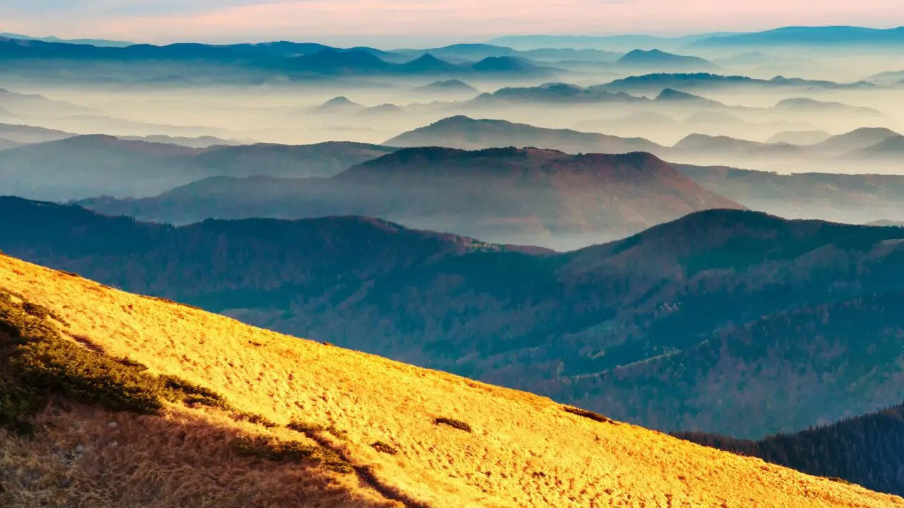 Why mizoram is called land of blue mountains