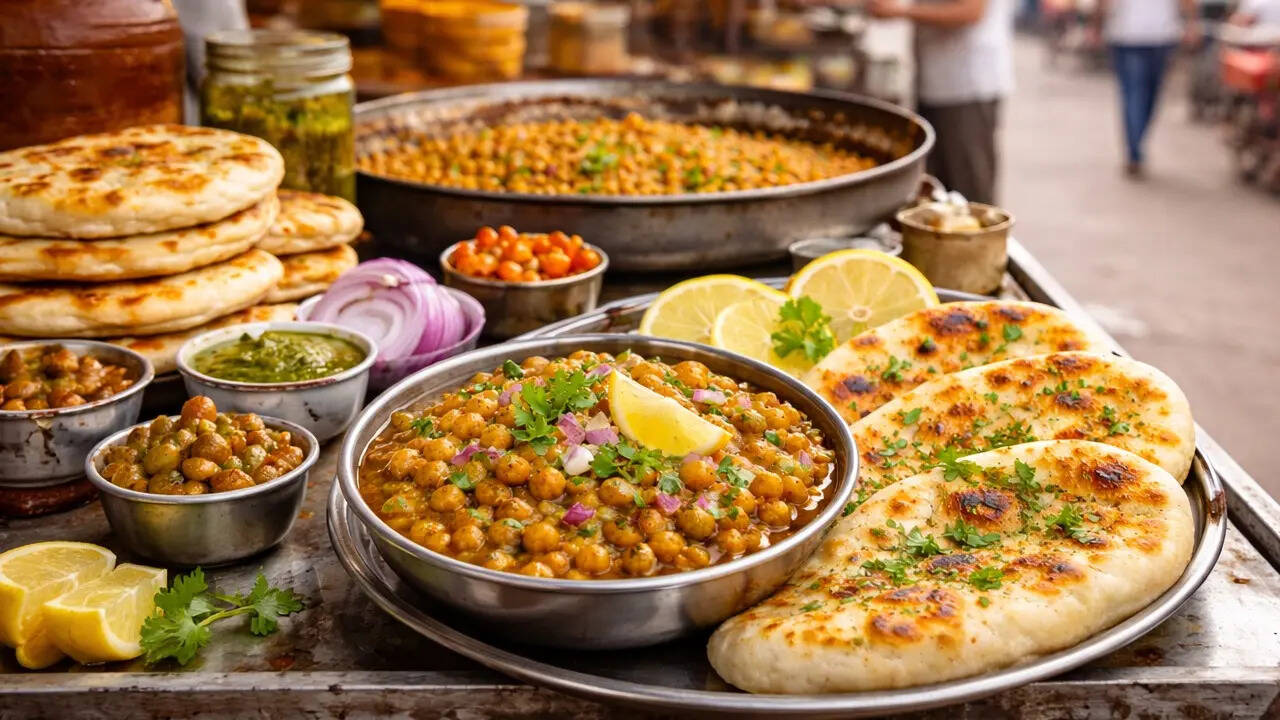 आमची मुंबई में वड़ा पाव के अलावा आप दिल्ली के मशहूर छोले कुल्चे भी खा सकते हैं