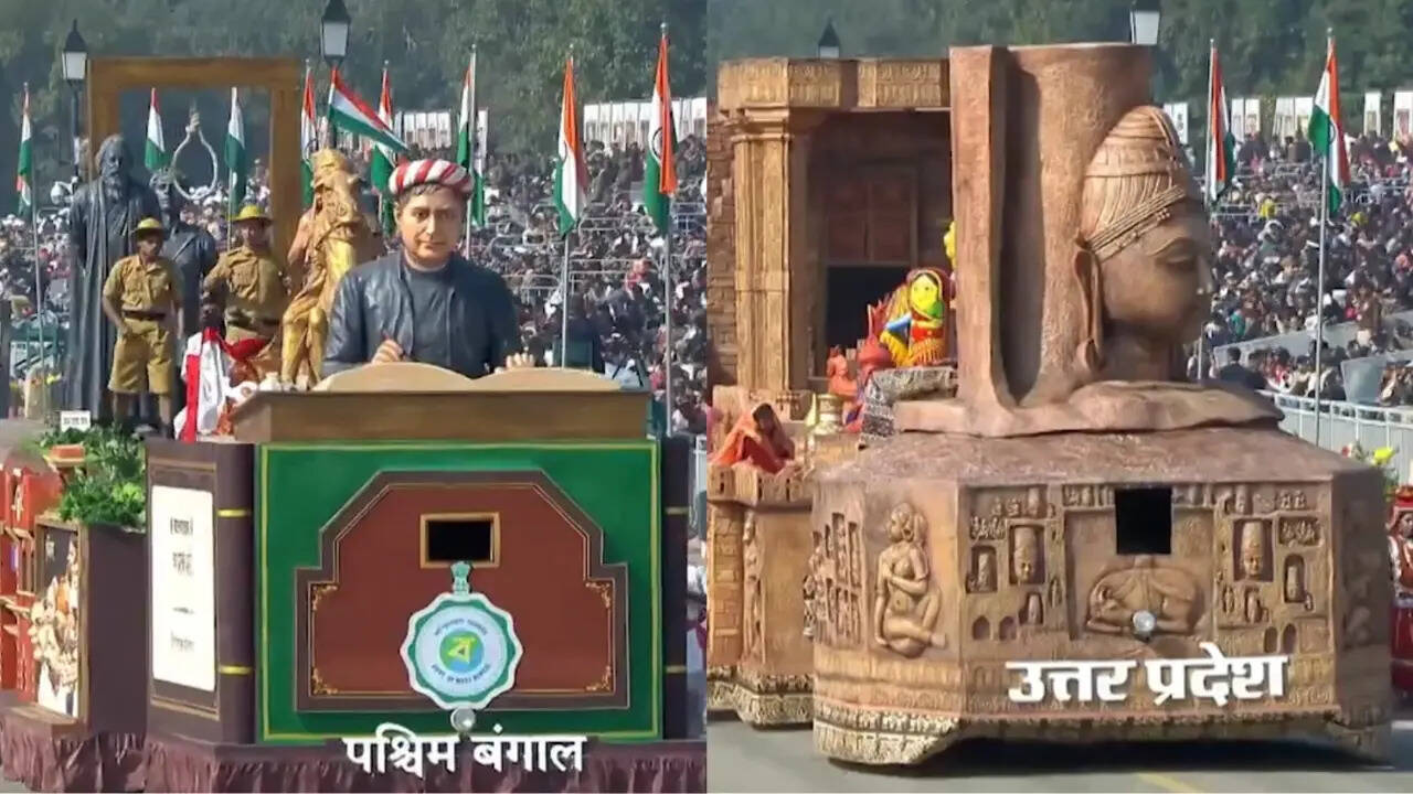 पश्चिम बंगाल और उत्तर प्रदेश की झांकी