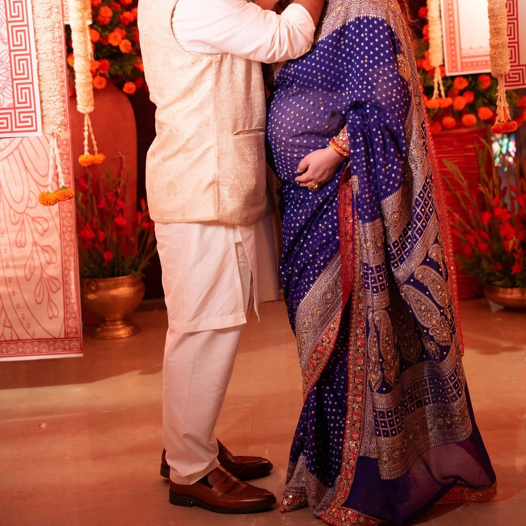 बांधनी साड़ी