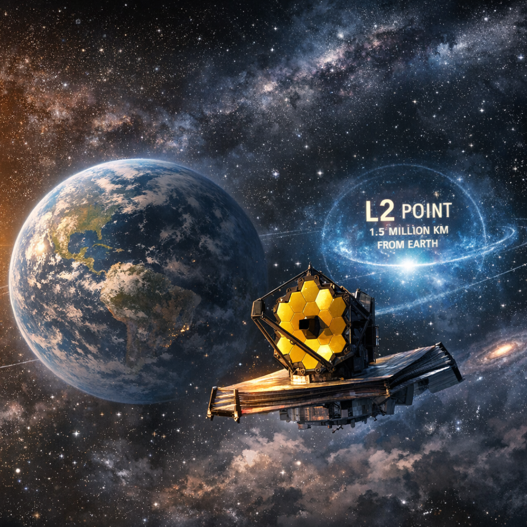क्या है L2 प्वाइंट, जहां है JWST?