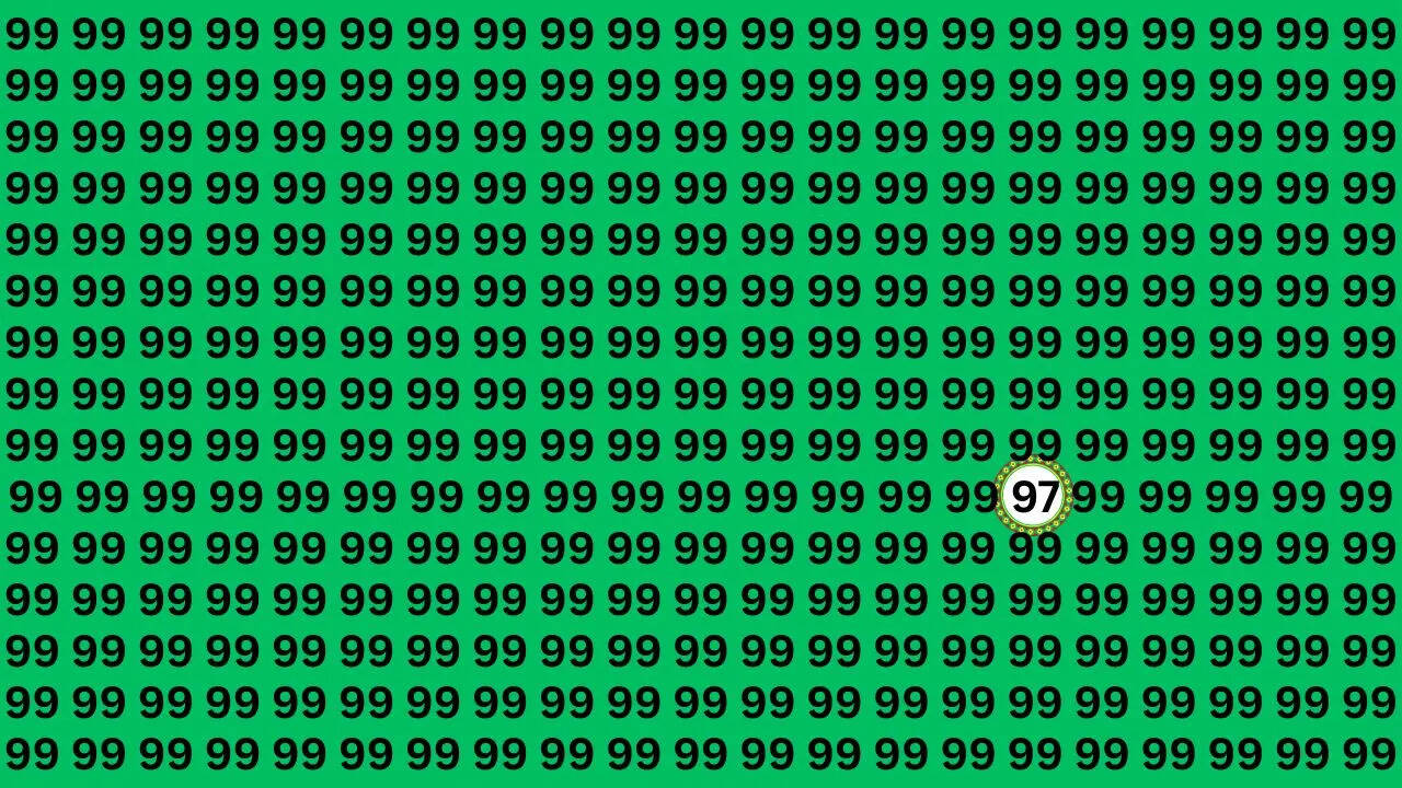 गोल घेरे में दिखेगा 97