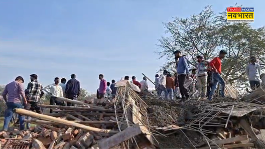 फ़िरोज़ाबाद में निर्माणधीन मकान का दो मंजिला लेंटर गिरा 21 लोग घायल 4 साल की बच्ची की मौत