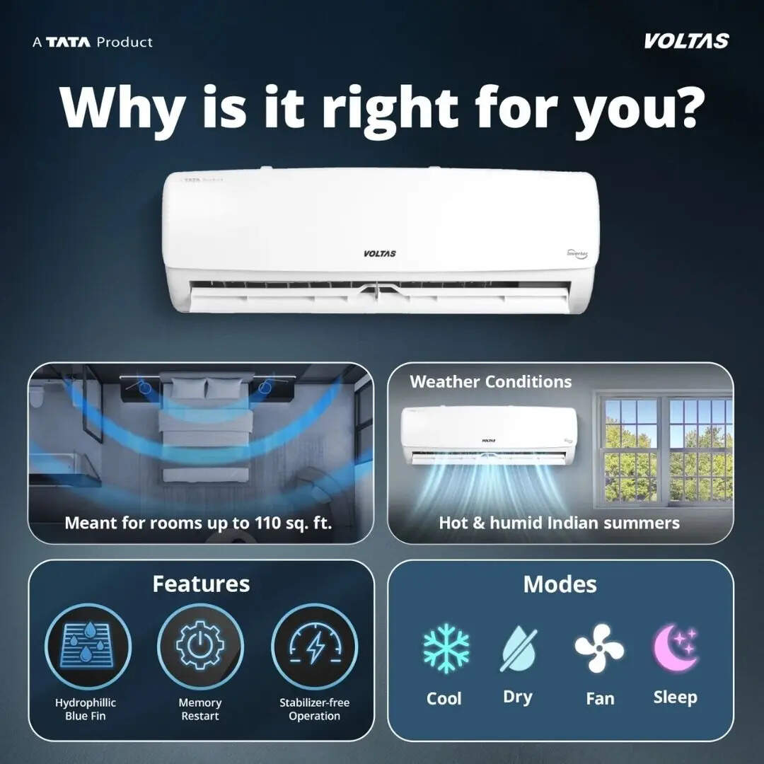 Voltas का किफायती और पावरफुल AC