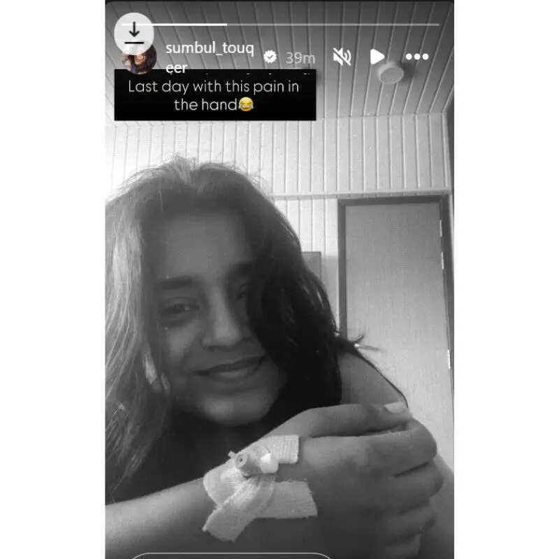 सुंबुल तौकीर खान की तस्वीर ने बढ़ाई चिंता
