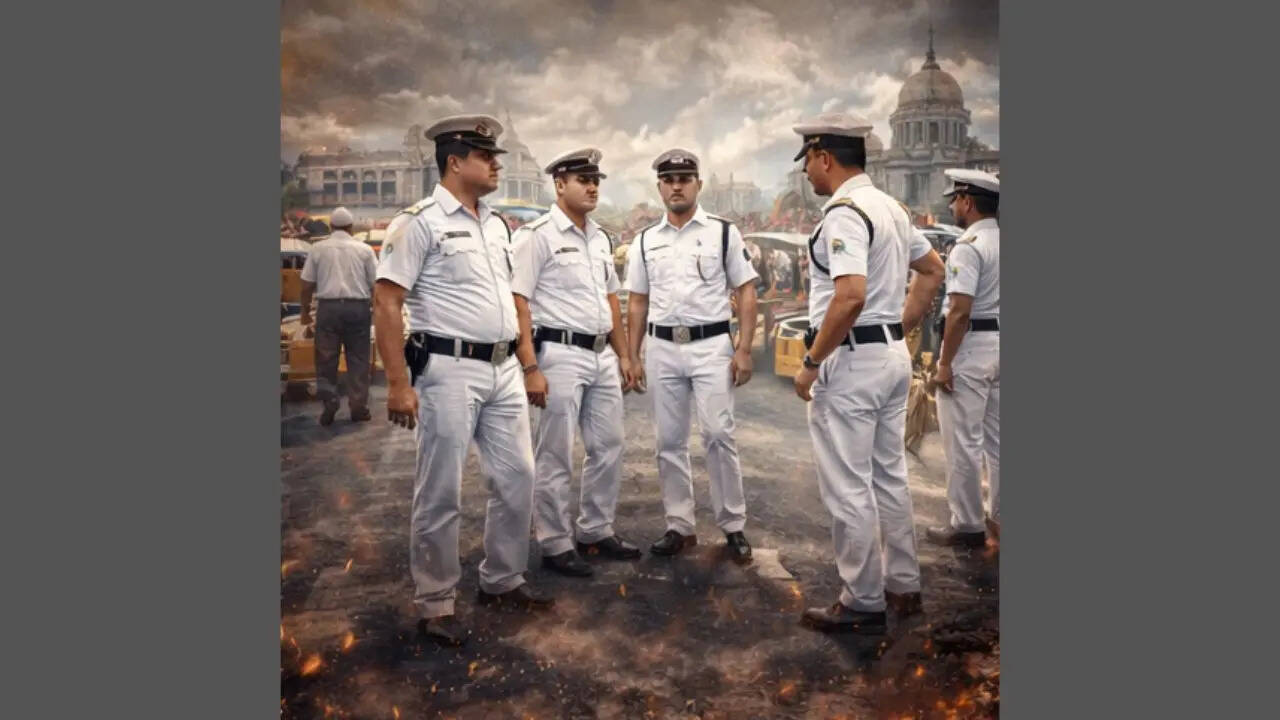 ​ट्रैफिक पुलिस से शुरुआत