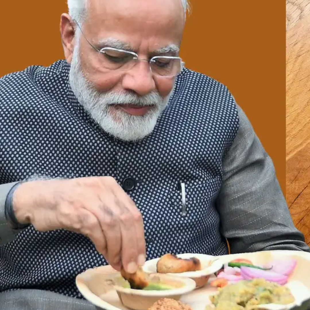 कैसा खाना खाते हैं मोदी जी