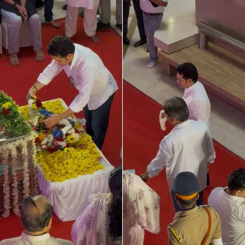 सचिन तेंदुलकर ने दी श्रद्धांजलि