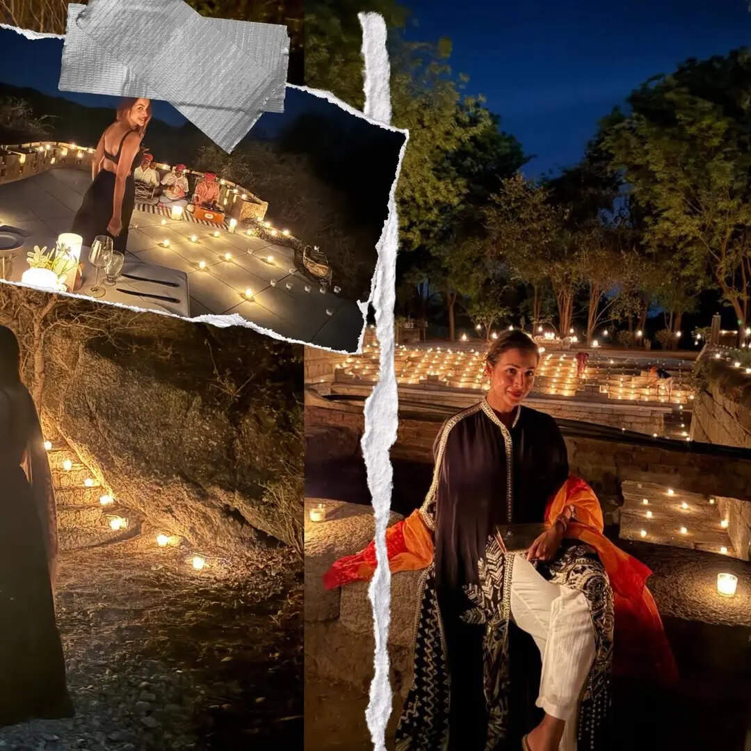 खूबसूरत शाम को किया एंजॉय
