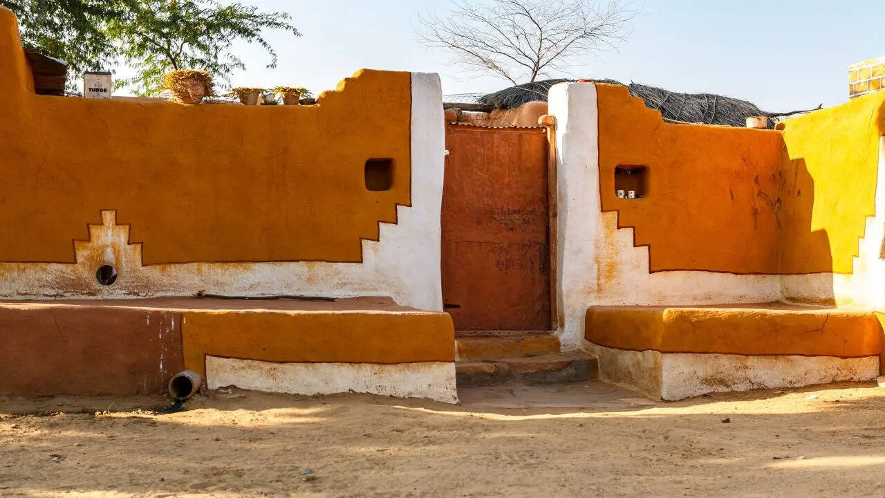 जालीदार खिड़कियां (जाली) और झरोखे इस तरह बनाए जाते थे कि वे धूप को कम अंदर आने देते थे लेकिन हवा को आने से नहीं रोकते थे। इससे घर में रोशनी भी रहती थी और गर्मी भी कम होती थी।