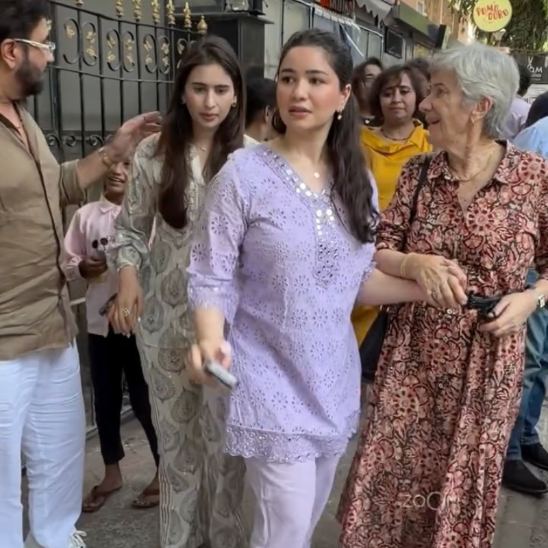 सूट पहने नजर आईं सारा तेंदुलकर