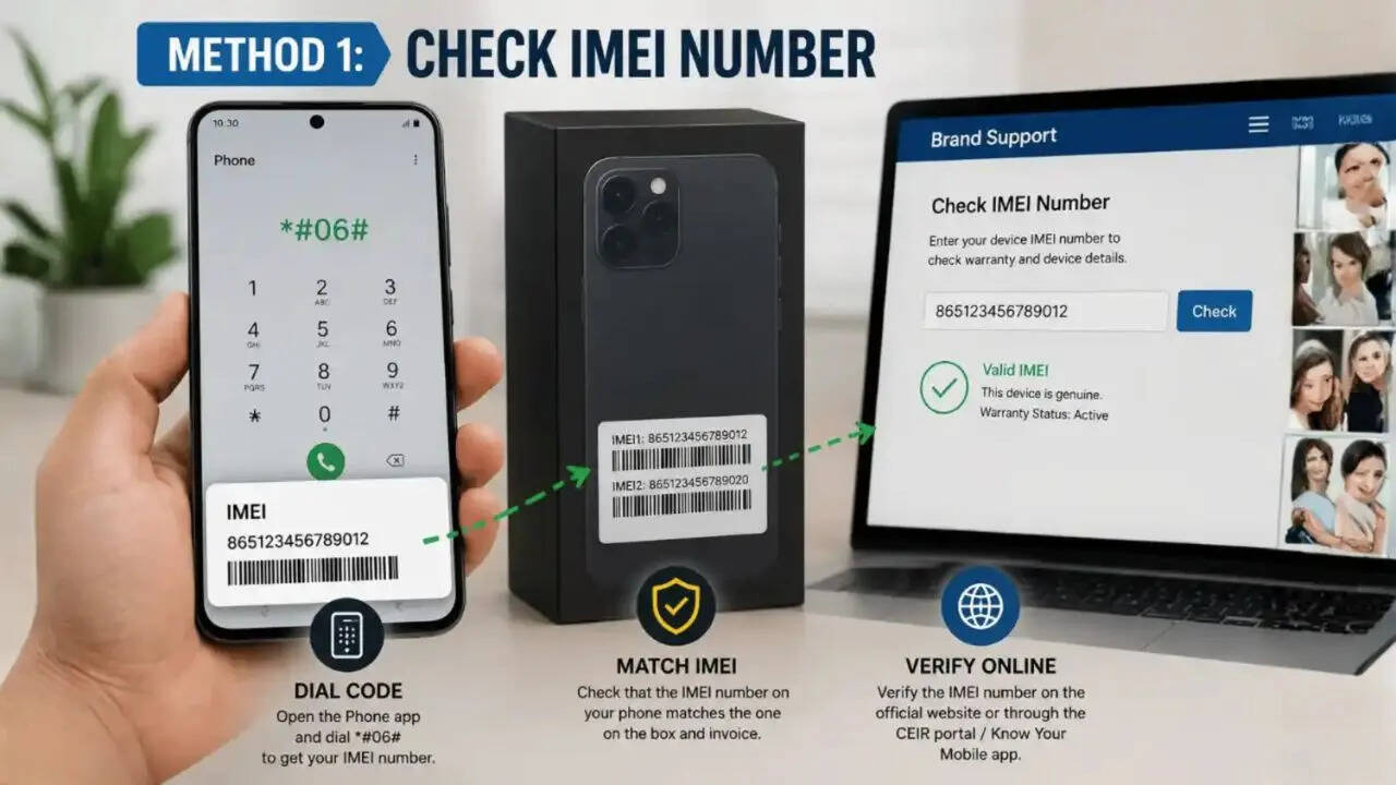 1. IMEI नंबर से करें स्मार्टफोन की जांच