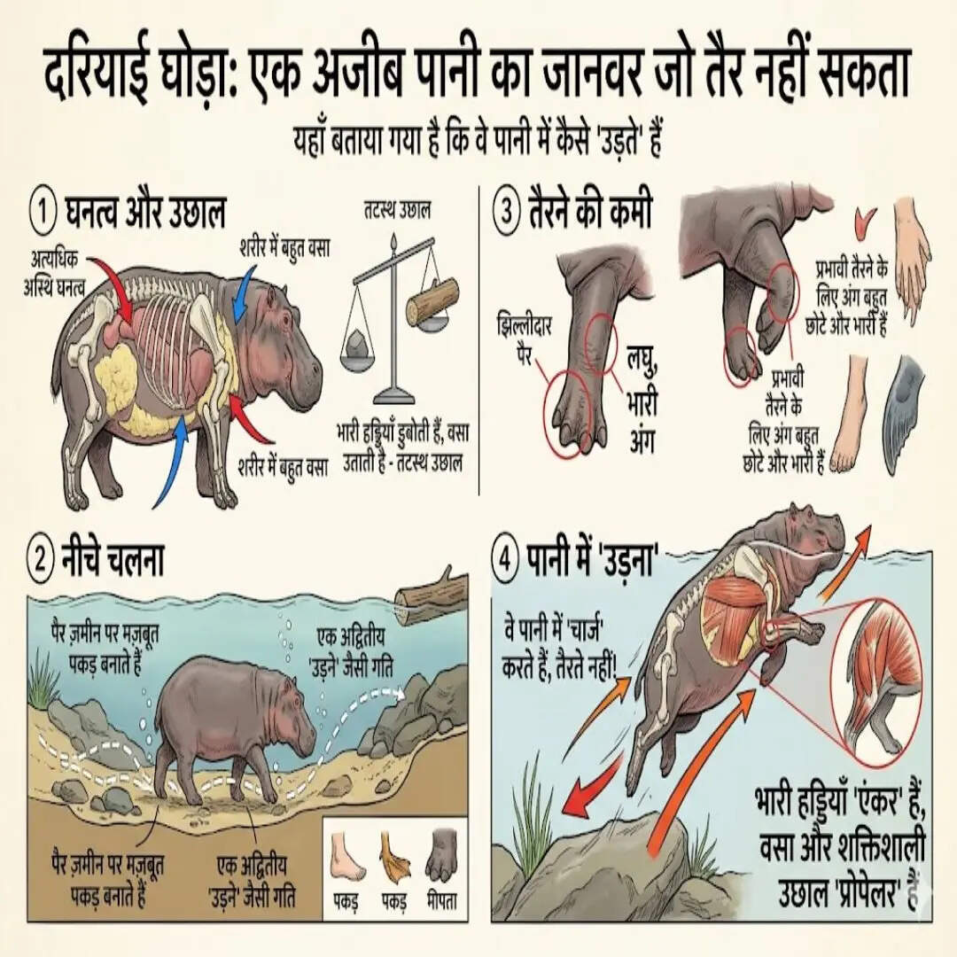 फिर पानी में आगे कैसे बढ़ता है यह जानवर? 