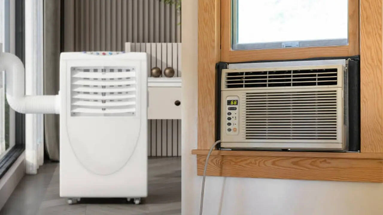 Portable Ya Window AC Kaun Kam Bijli Kharch Karta Hai: Portable AC vs ...