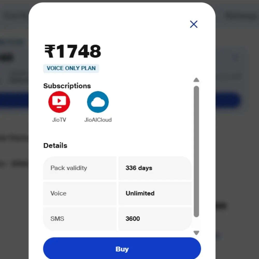 Jio Only Calling Recharge