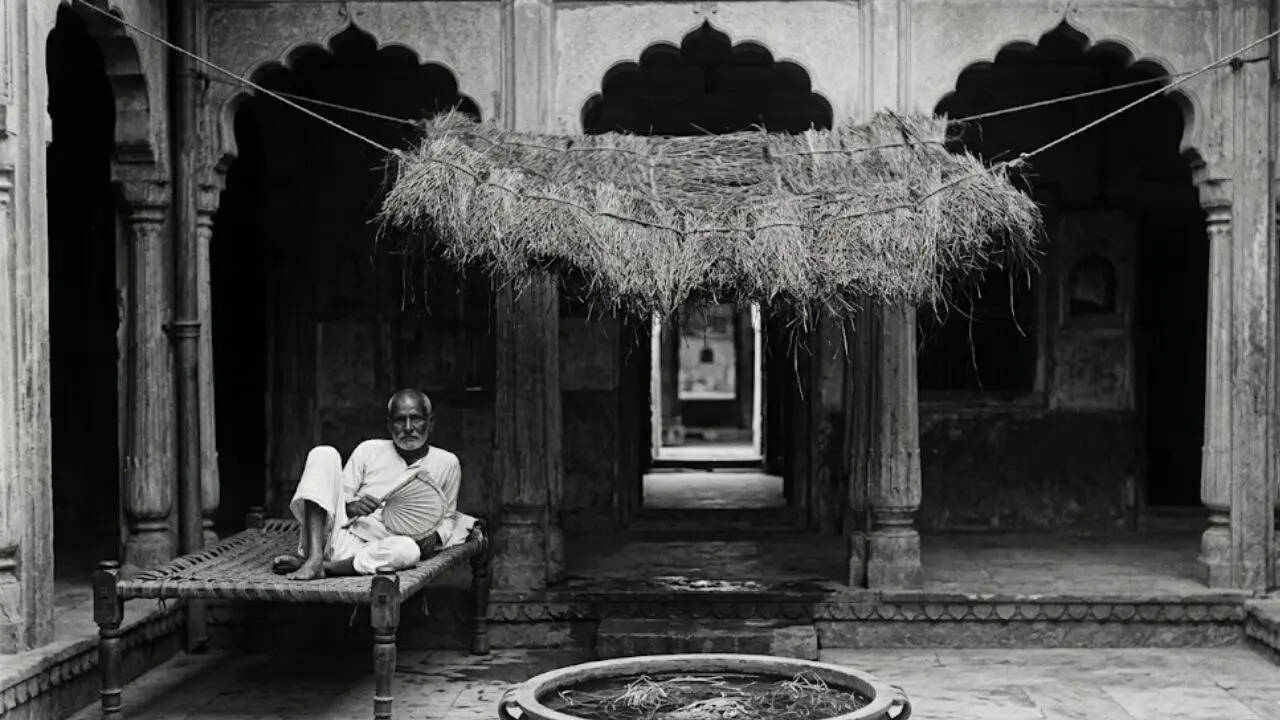 गीला सूती कपड़ा दरवाजे-खिड़की पर 
