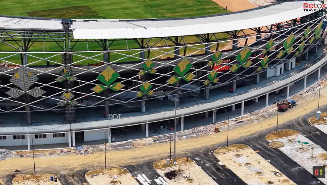 Varanasi Stadium outer fasad