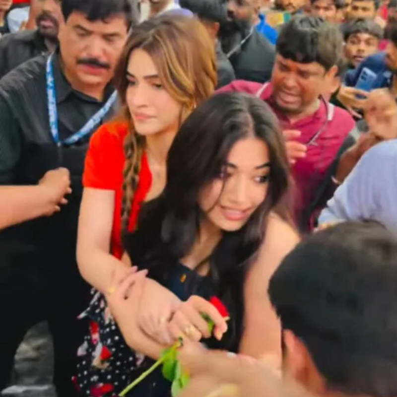कृति ने रश्मिका मंदाना को बचाया