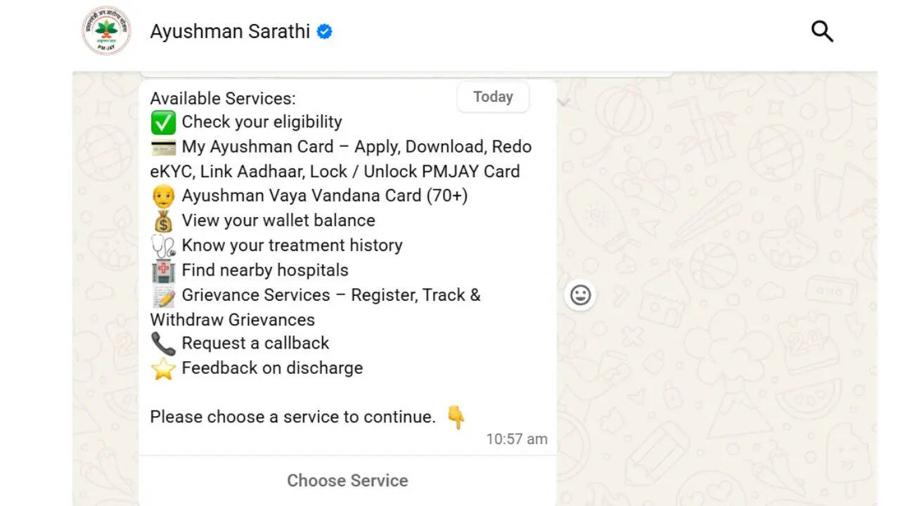 Choose services