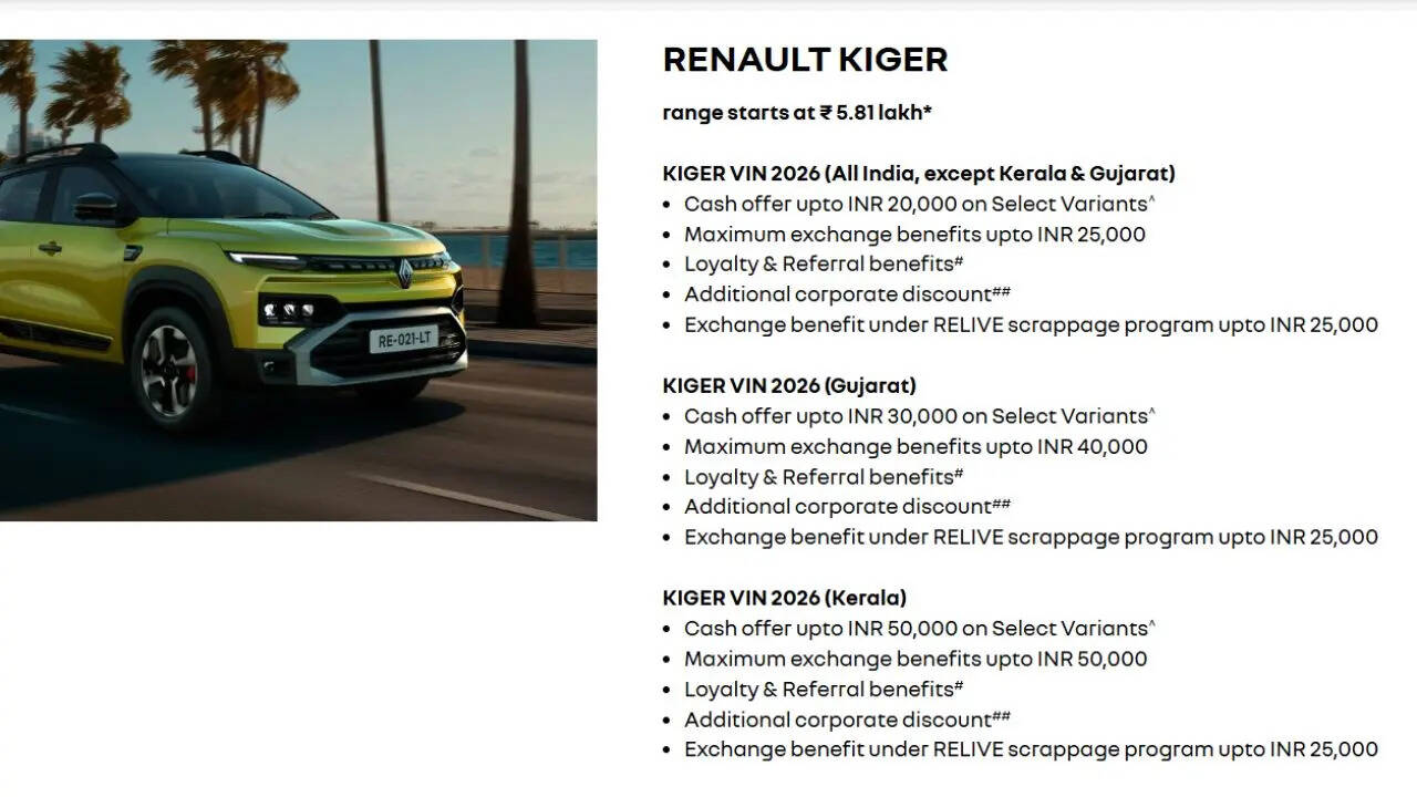 Renault July 2026 Car Offer