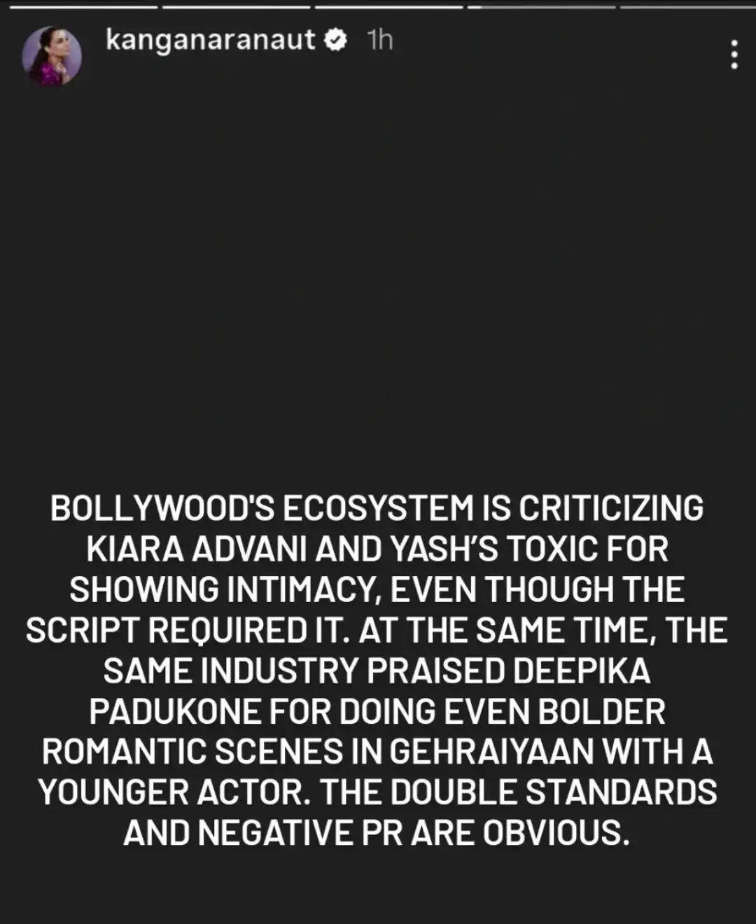 Kangana Ranaut Fake Post.