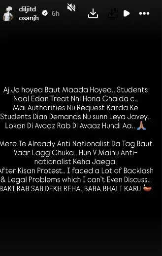 diljit dosanjh post
