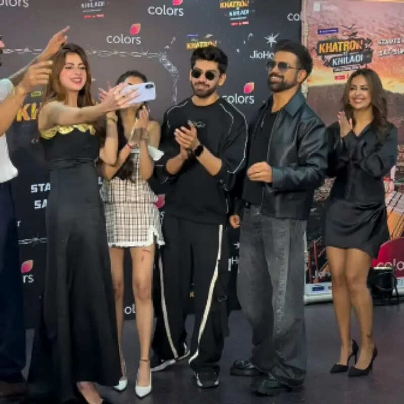 खतरों के खिलाड़ी 15 की टीम ने मिलकर ओरी को किया बर्थडे विश​