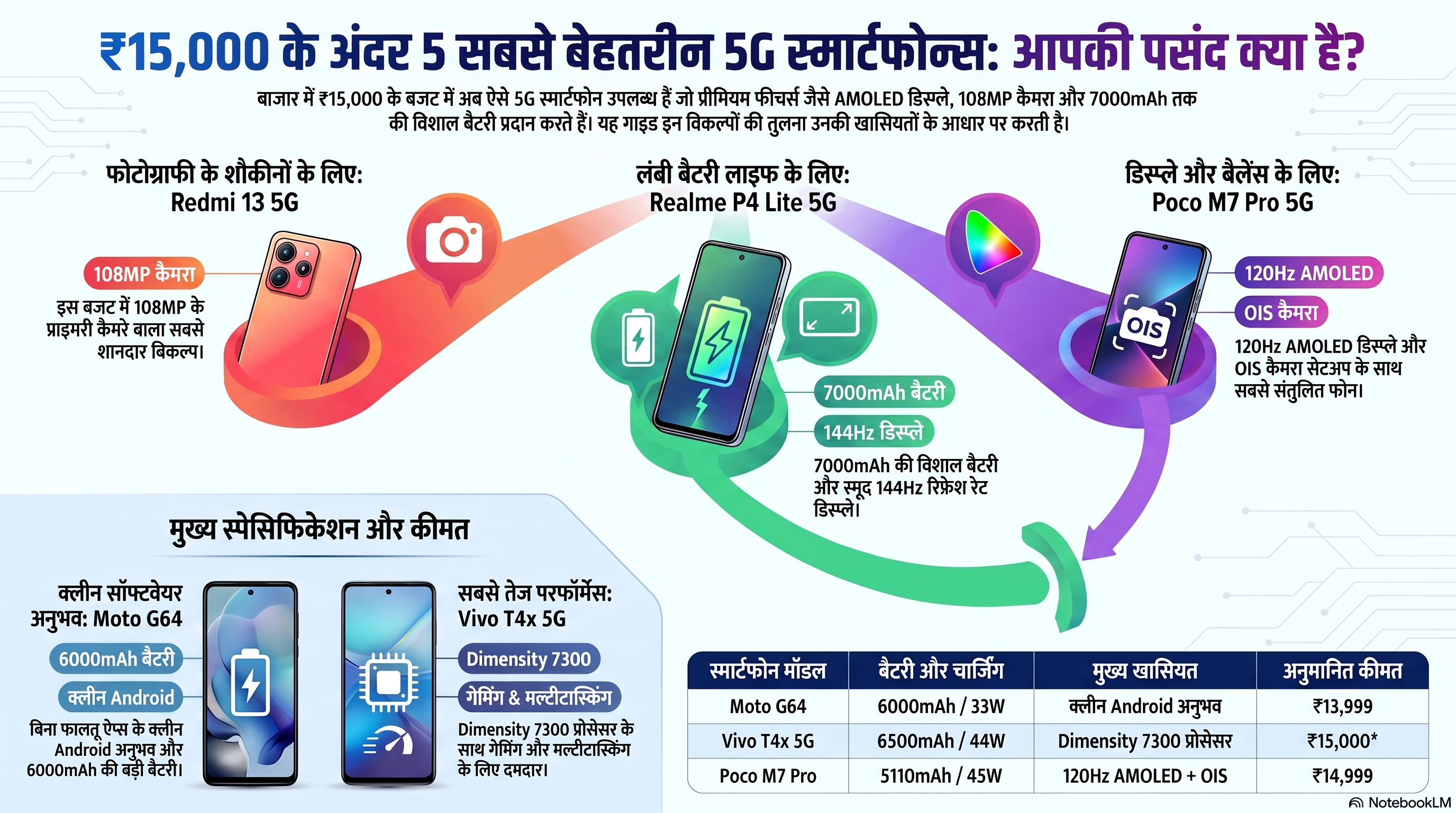 15,000 में बेस्ट 5G फोन