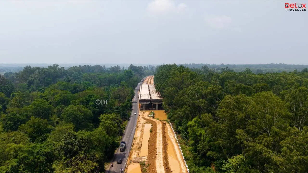 हाईवे का काम तेजी से हो रहा पूरा, वन क्षेत्र में प्रोग्रेस थमी