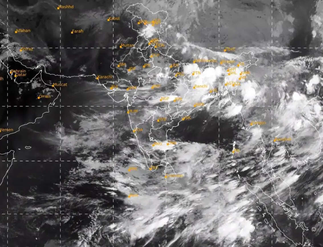 IMD ने जारी की देश में मानसून की सैटेलाइट तस्वीर