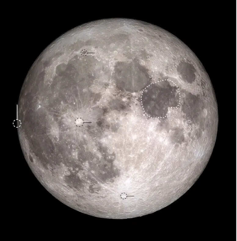 जहां टकराया स्पेस एक्स का रॉकेट (फोटो- NASA)
