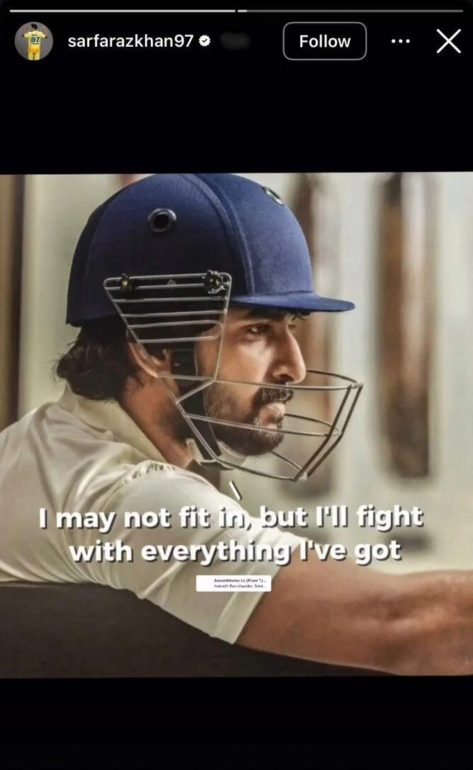 sarfaraz insta story