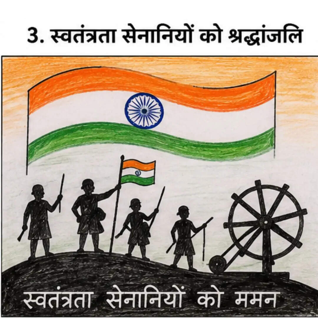 Independence Day Drawing Ideas easy (Image - ChatGPT)