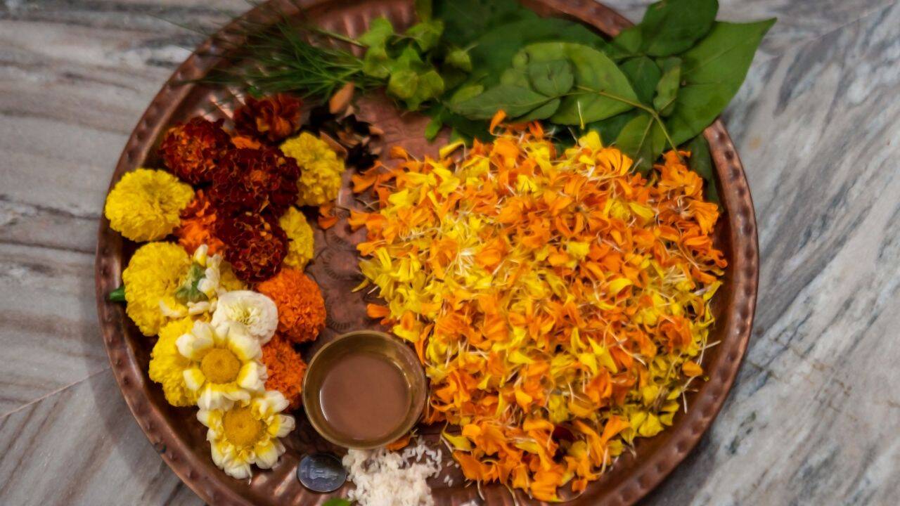 फूल या फूलों की पंखुड़ियां