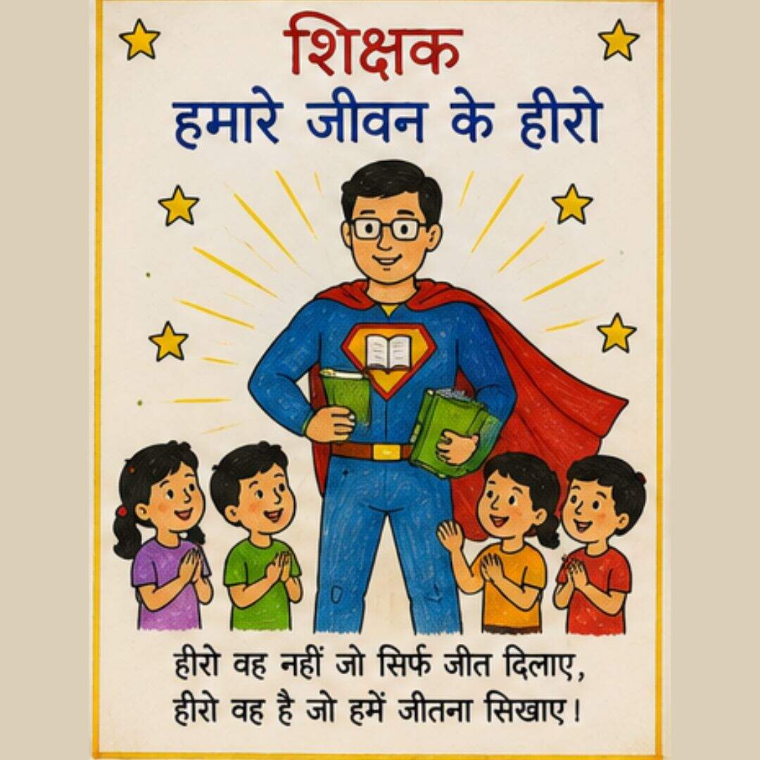 शिक्षक: हमारे जीवन के हीरो