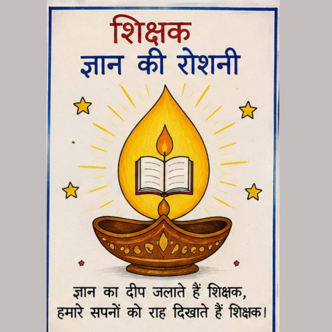 शिक्षक यानी ज्ञान की रोशनी