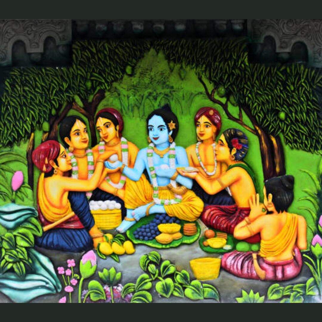 Krishna Janmashtami Drawing