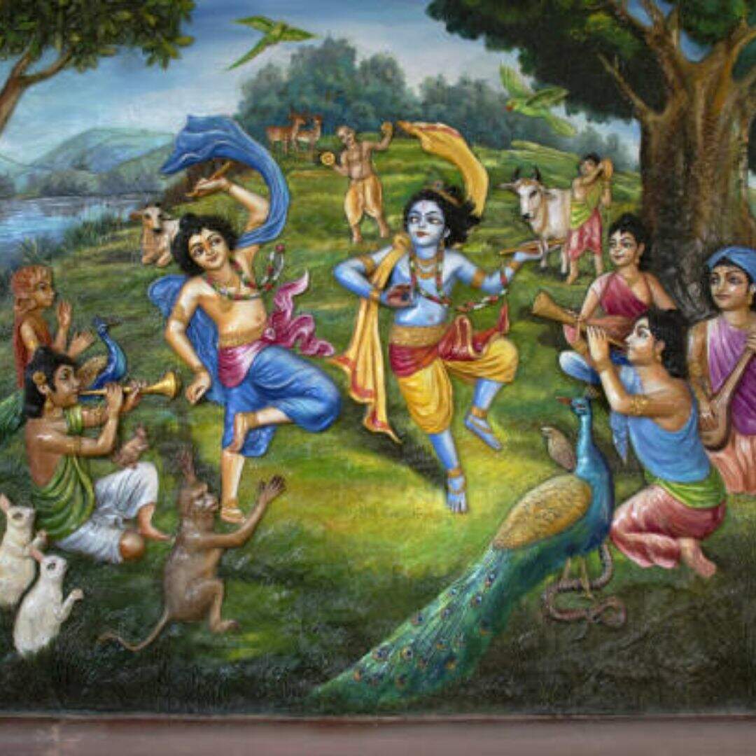 Krishna Janmashtami Drawing