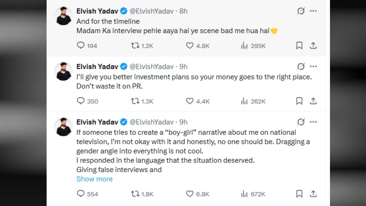 elvish yadav post